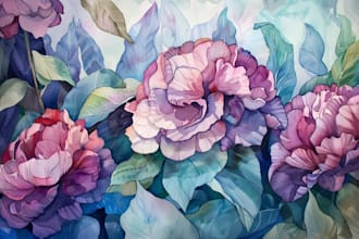 do a watercolor illustration