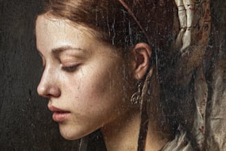 renaissance art oil painting portrait