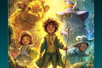 design magical childrens book covers for authors