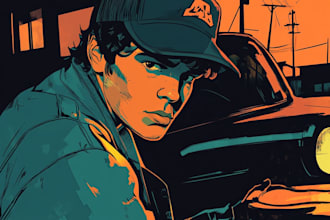 draw a comic ilustration