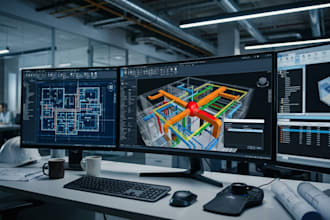 do mep coordination, bim clash detection, revit mep modeling and shop drawings