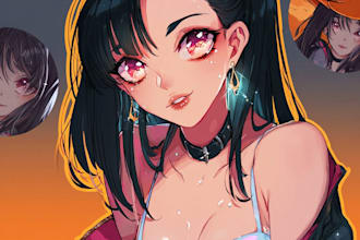 draw anime characters,furry and original characters