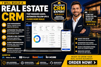 build a real estate CRM using follow up boss, resimpli or boomtown