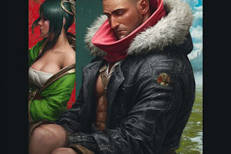 do anime character art