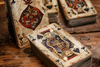 design custom playing cards, poker, tarot or board game