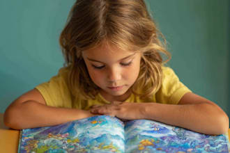 draw professional childrens book illustrations and story art