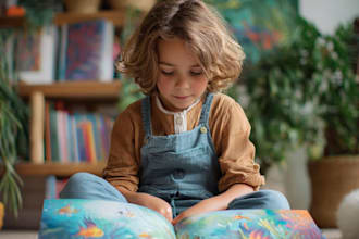 draw story driven childrens book illustrations