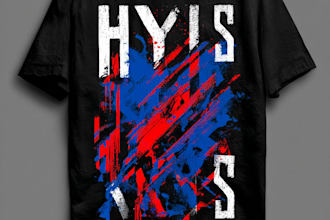 design trendy custom t shirts for clothing brands and pod
