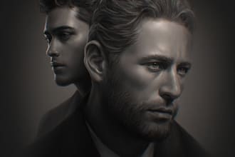 create charcoal, pencil, and color illustrations