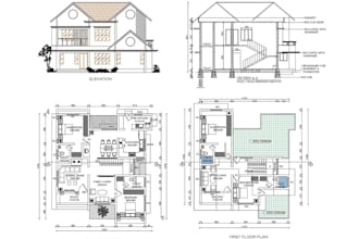 redraw PDF and hand sketches in autocad