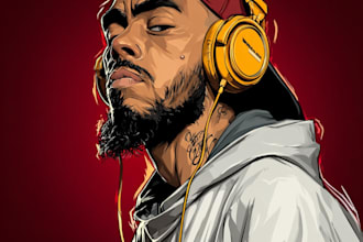 make cartoon cover art for your music