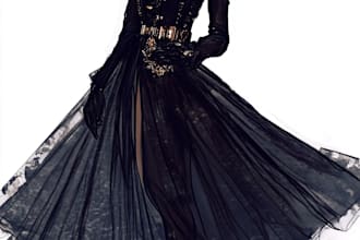 draw a fashion illustration or sketch