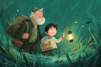 draw children book illustration