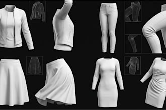 convert optimize and rig second life mesh clothing for male female avatar hd3vr