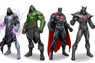 do a superhero character