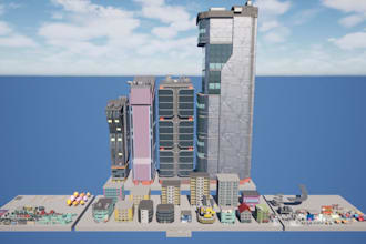 create an open world roleplay roblox map, horror roblox game map, or tycoon map