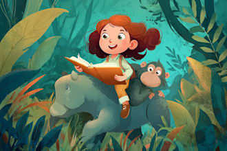 children book illustrations and children book cover
