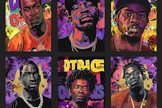 design a crazy 90s vintage bootleg rap tee shirt old school
