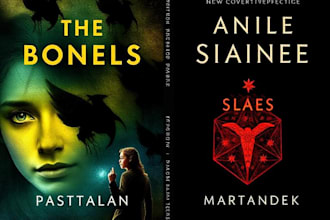 design custom fiction and nonfiction book covers professionally
