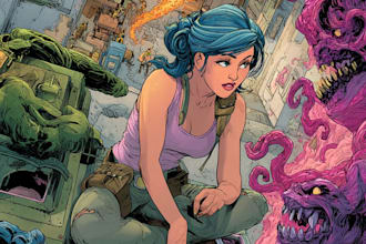 create professional comic book illustration