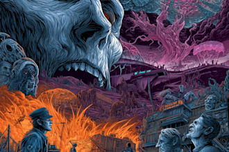design a sci fi fantasy book cover design that sells