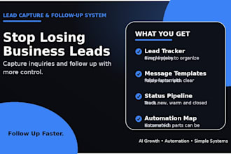create an ai lead capture and follow up system for your business