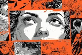 create comic book and custom illustration