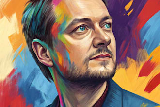 draw abstract portrait art