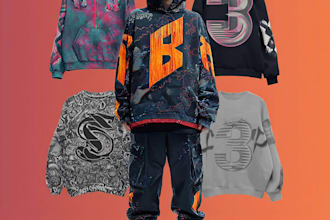 create anime streetwear and vintage design