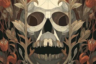 draw a horror illustration