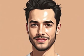 design a high quality vector portrait from your image