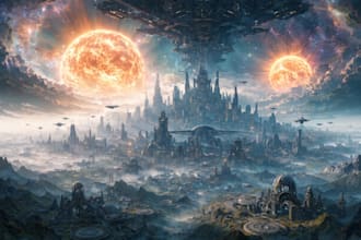 concept art for science fiction