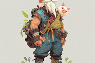 create fantasy concept art for your story