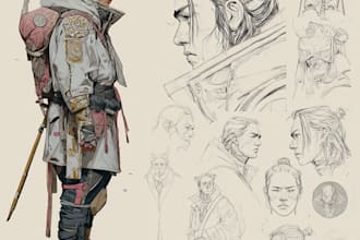 design original concept art and illustrations