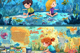 draw professional childrens book illustration