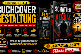 design buchcover, taschenbuch, buchkindle cover, ebookcover buch und coverart