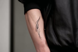 design a custom fine line minimal tattoo