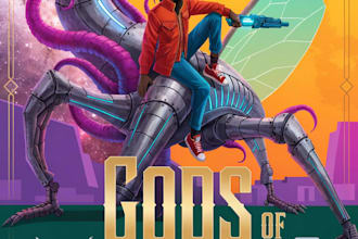 design a sci fi fantasy book cover design that sells