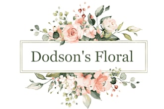 design a modern floral and flower logo