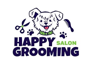 create a professional pet care and sitting logo design