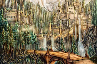 draw your fantasy illustration