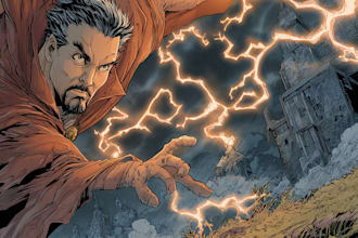 comic book illustration with comic book illustrator