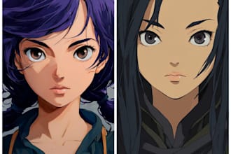 draw a character in manga style