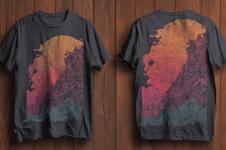 create custom typography tshirt design