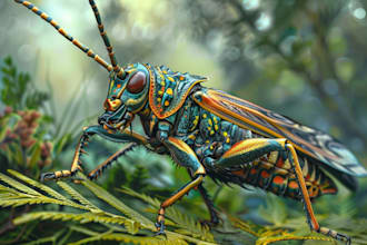 do realistic insect illustrations