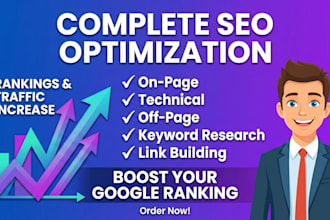 do complete on page and technical SEO optimisation