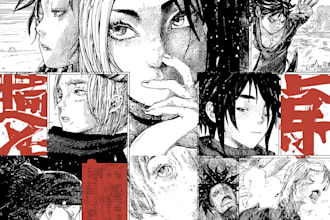 create professional comic book art and dynamic
