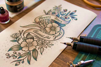 design professional tattoo and custom tattoo