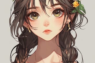 do a anime character