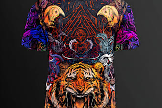 create custom stylish streetwear t shirt design